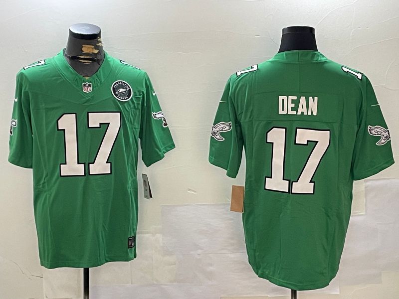 Men Philadelphia Eagles #17 Dean Green Throwback 2024 Nike Vapor Limited NFL Jersey style 2->philadelphia eagles->NFL Jersey